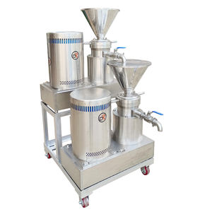 Moulin à beurre <span class=keywords><strong>d</strong></span>'arachide électrique commercial de grande capacité pâte de tomate avec système de refroidissement moulin colloïdal - Product Image 5