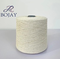 Sortie d'usine en gros de fil de chanvre, fil blanc Semi-coloré pour le tricot et le tissage à la Machine, Nm12/2 100%, vente en gros