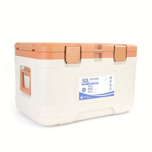 50L Large Capacity Modern PP <b>Material</b> Waterproof Camping Travel Fishing Food <b>Cooler</b> Box Multifunctional Ice Box - Product Image 2