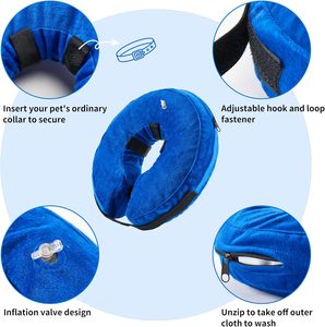 Collar Inflable Personalizado de Alta Calidad para Mascotas, Alternativa Suave al Collar Tipo Donut, Conos Postoperatorios para Perros Pequeños, Medianos y Grandes - Product Image 2