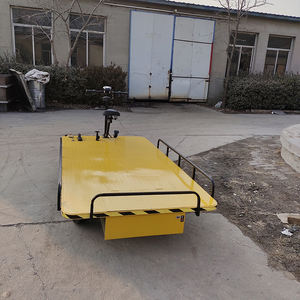 รถเข็นไฟฟ้าแบบพกพา,สินค้าหมุนเวียนสำหรับคลังสินค้ารถเข็นไฟฟ้ารถบรรทุกพื้นเรียบไร้เสียง - Product Image 2