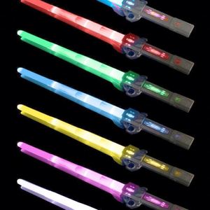 Juguete de Espada Láser Extensible de Alta Calidad, Ecológico, con Luces LED Intermitentes Realistas, 2 en 1, Espada de Plástico Luminosa para Niños al Aire Libre - Product Image 2