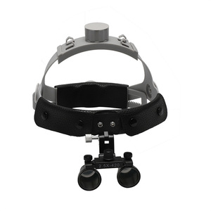 Teropong medis kaca pembesar 2.5x 3.5x Headwear Glasswear jenis teropong lup dengan lampu nirkabel teropong lup - Product Image 5