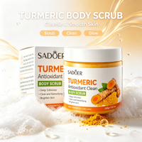 Spray exfoliant pour le corps Viareline au curcuma, éclaircissant, lissant, nourrissant, hydratant, soin du corps
