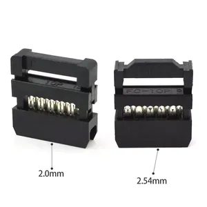 <span class=keywords><strong>IDC</strong></span> nối 2.0mm 2.54mm Pitch <span class=keywords><strong>IDC</strong></span> FC tiêu đề Nữ Ổ cắm đôi hàng 6-50pin 2.0 2.54 <span class=keywords><strong>IDC</strong></span> nối - Product Image 3