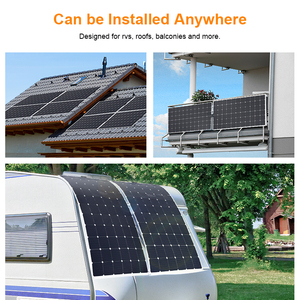 Panel Solar <span class=keywords><strong>Flexible</strong></span> Monocristalino Sunpower de 200W para Techo de Auto, Balcón y Caravanas, Venta al Por Mayor, <span class=keywords><strong>Entrega</strong></span> Rápida - Product Image 2