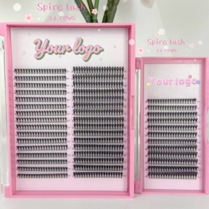 BY Anime Spike Lash Maßgeschneiderte Verpackung Private Label Wimpernverlängerungen Wimpernzubehör Wimpern-Trays Großhandel Wimpern-Trays - Product Image 1