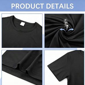 Camiseta Sublimada con Logotipo, Camiseta Negra Personalizada, Camiseta al por Mayor con Envío Gratuito, Camiseta con Logotipo Personalizado, Camiseta Blanca - Product Image 3