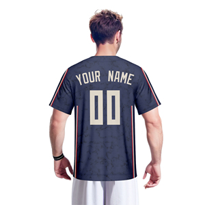 高品質カスタムブラック野球ユニフォーム　チームロゴ入りVネック　通気性速乾100%ポリエステル　ソフトボール・野球ウェア - Product Image 4