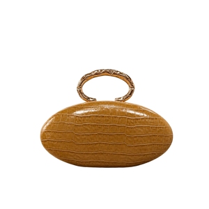 Bolso de Mano de Lujo para Mujer, Estilo Clutch de Piel Sintética con Diseño de Cocodrilo, Elegante Bolso de Noche para Bodas y Fiestas, con Cadena Desmontable - Product Image 5