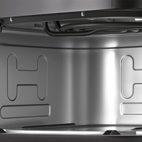 Four à Friture Sans Huile Intelligent en Acier Inoxydable 2026, 1500W, Double Chauffage, Contrôle Tactile, Capacité 5.1-6.0L, Sain et Sans Huile