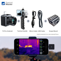Caméra thermique infrarouge d'extérieur Thermal Master T2PRO, résolution 256x192, zoom 2x-15x pour téléphone portable Android