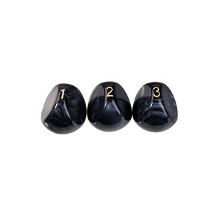 Vente en gros de dés de jeu de rôle en acrylique à 3 faces avec finition nacrée D3 pour jeux de société, accessoires de wargaming - Product Image 4