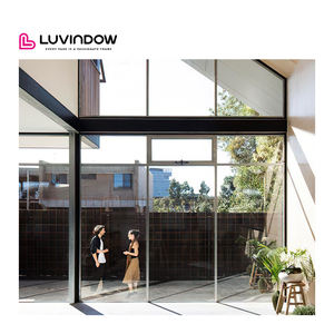 نظام نوافذ ستائرية من الألمنيوم بتصميم نحيف وزجاج مزدوج من لوفيندو للفلل والمباني الشاهقة - Product Image 2