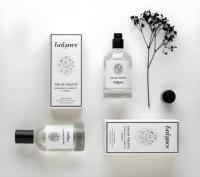 En stock – Flacons de parfum de luxe ronds et vides en verre dégradé coloré de 30 ml, 50 ml, 100 ml pour eau de Cologne, vaporisateur corporel Oud avec coffret cadeau