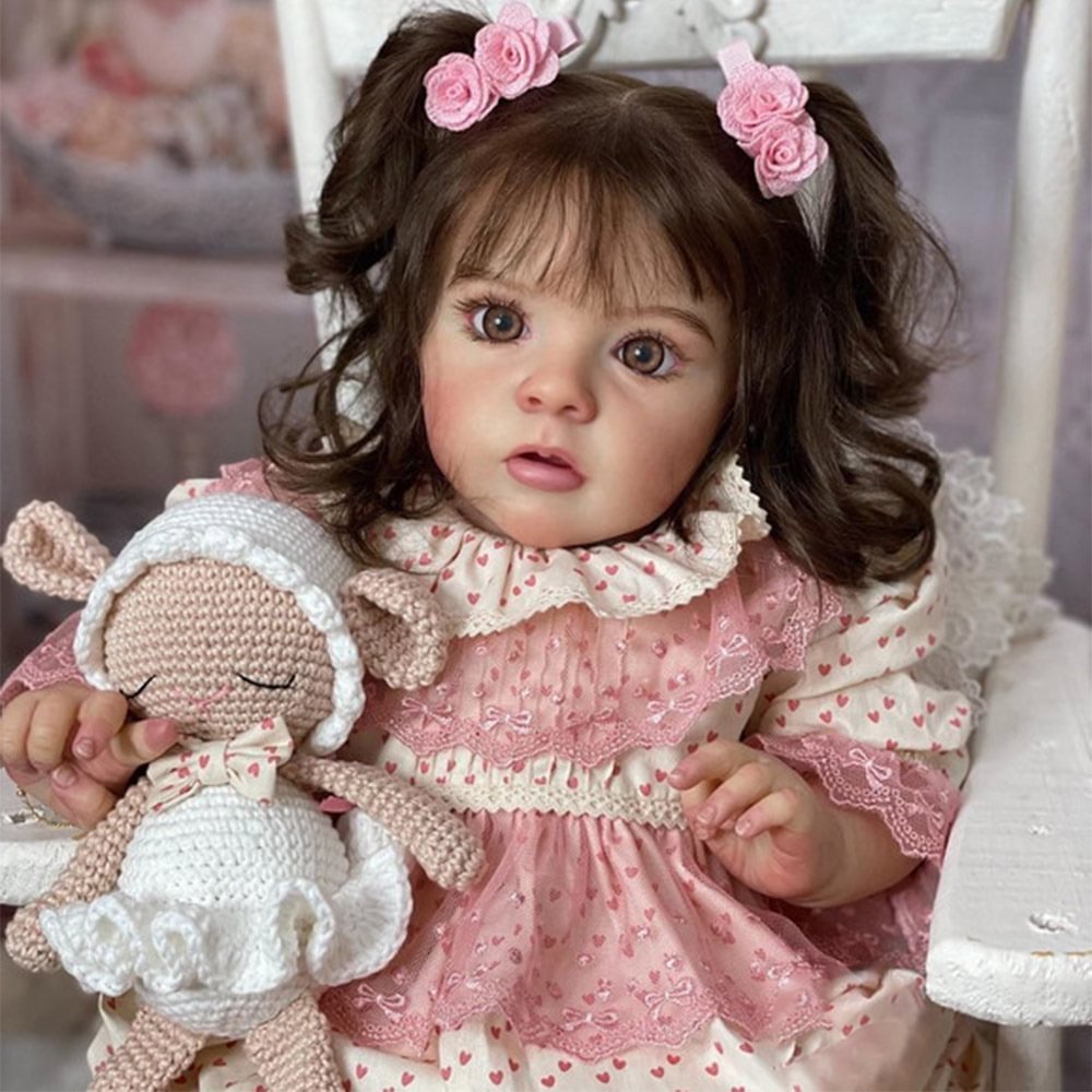 24 Silicone Baby Dolls Lifelike Reborn Toys for Kids
