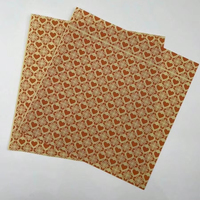 Feuilles de papier sulfurisé personnalisées en kraft pour emballage alimentaire, papier ciré résistant à la graisse pour beurre et sandwichs