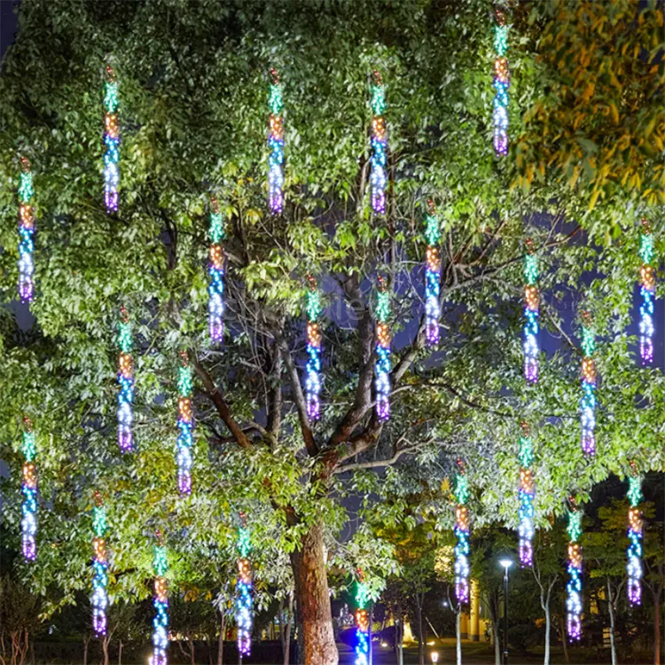 Capodanno albero di natale matrimonio festa decorazione 2M 5M LED filo di rame luci stringa petardi fata ghirlanda lampada