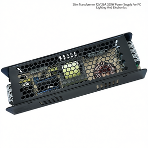 Alimentation électrique Slim Transformer 12V 26A 320W pour PC, éclairage et électronique - Product Image 3