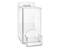 Distributeur mural de bouchons d'oreille en acrylique Support de bouchons d'oreille en acrylique transparent pour la construction de sites