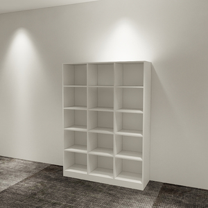 Bán buôn tùy chỉnh làm cho hiện đại Thiết kế đơn giản bằng gỗ trắng kệ sách - Product Image 2