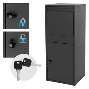 Buzón de Paquetería Exterior de Acero con Estructura KD Personalizada, Buzón Metálico para Entrega de Paquetes - Product Image 2