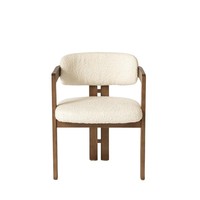 Chaise de salle à manger en bois massif d'hévéa, style chinois minimaliste, fauteuil vintage de style français, chaise à dossier pour hôtel, tabouret individuel