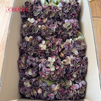 DC225 Vente en gros usine Fleur artificielle d'hortensia vintage 3D effet toucher réel 57cm, Hortensia artificiel pour décoration de centre de table à la maison