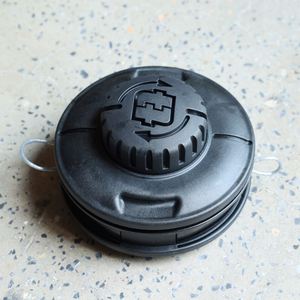 Kit de cabezales universales de repuesto OEM para desbrozadora, con alimentación por golpe, de inserción, cadena metálica de 8 líneas, para cortacésped. - Product Image 4