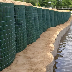 Bán chạy nhất dễ dàng lắp ráp hàng rào phòng thủ galfan Hàn rọ đá lót vải địa kỹ thuật mạ kẽm hàng rào phòng thủ - Product Image 2