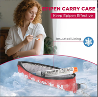 Prix d'usine - Sac médical portable souple pour 1 EpiPen - Étui de secours pour enfants et adultes - Étui seul