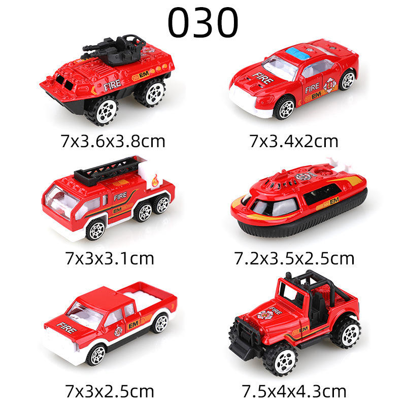 Camion de pompiers en alliage en vrac 6 (646-30a)