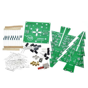 Tridimensional 3D árbol de Navidad LED DIY Kit rojo/verde/amarillo LED Flash <span class=keywords><strong>circuito</strong></span> Kit electrónico Fun Suite - Product Image 5