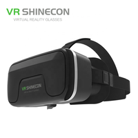VR SHINECON convient pour 4.7-6.5 pouces Android et IOS 3D Real 2K VR lunettes avec télécommande