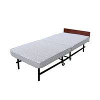 Lit pliant Vente en gros Lit pliable en carton métallique portable populaire Mobilier pliable moderne Lits pliables pour adultes Cadre en métal