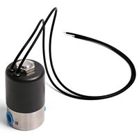 Vanne solénoïde Wanray 1/4" NPT en acier inoxydable pour gaz azote 12V DC normalement fermée, vanne électrique haute pression