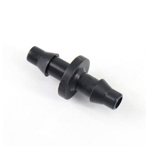 Raccord d'irrigation goutte à goutte 4-7 à double crochet pour tuyau PE, raccord droit 1/4, accessoire de joint de tuyau d'eau noir - Product Image 5