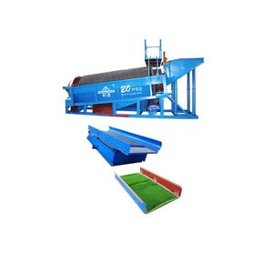 100 tph altın trommel yıkama tesisi alüvyon altın madenciliği yıkama tesisi trommel altın yıkama tesisi satılık - Product Image 5