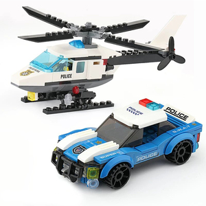 Figuras <span class=keywords><strong>de</strong></span> <span class=keywords><strong>Ciudad</strong></span>, Celda <span class=keywords><strong>de</strong></span> Prisión, Jaula <span class=keywords><strong>de</strong></span> Prisionero, Esposas, Avión, Coche, Policía, Bloques <span class=keywords><strong>de</strong></span> Construcción <span class=keywords><strong>de</strong></span> Plástico para Armar, Juguete - Product Image 1