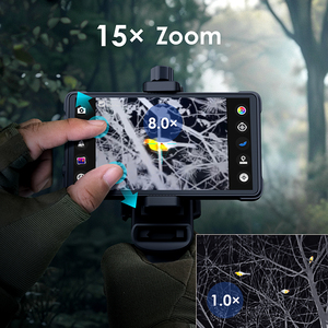 กล้องถ่ายภาพความร้อน Thermal X3 สำหรับใช้งานกลางแจ้ง ความละเอียดอินฟราเรด 384x288 ระยะตรวจจับ 1640 หลา สำหรับการสังเกตการณ์ - Product Image 5