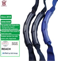 Stock noir et royal poignée avec sangle accessoires en plastique pour appareil photo sac à dos prêt à expédier