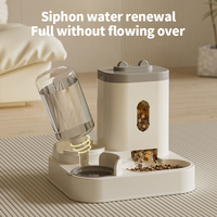 Mangeoire automatique pour chat facile à nettoyer de haute qualité et distributeur d'eau bol pour chien fournitures universelles pour animaux de compagnie nourriture nouveaux produits croisés