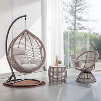 Panier suspendu de balcon, chaise en rotin, balançoire d'intérieur et d'extérieur, chaise oeuf, cour jardin