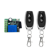 Interruptor de Control Remoto Inalámbrico de 433 MHz, Módulo de Control de Acceso de un Solo Canal, CC 5-60V, IP42 -10 55, Reloj Temporizador, Control de Entrada