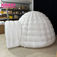 Tente gonflable portative de dôme d'igloo de LED pour le camping rampant de maison d'enfants de bébé cache-cache