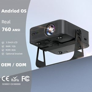 โปรเจคเตอร์แอนดรอยด์ 4K 1080P รุ่นใหม่ล่าสุด ปี 2026 จอ LCD ความละเอียดสูง Full HD ความสว่างสูง ใช้งานกลางวันได้ เชื่อมต่อไร้สาย Netflix ฉายภาพระยะใกล้ DLP สำหรับโรงภาพยนตร์  พร้อมฟังก์ชั่นอ่านข้อพระคัมภีร์ รุ่น A005 - Product Image 1