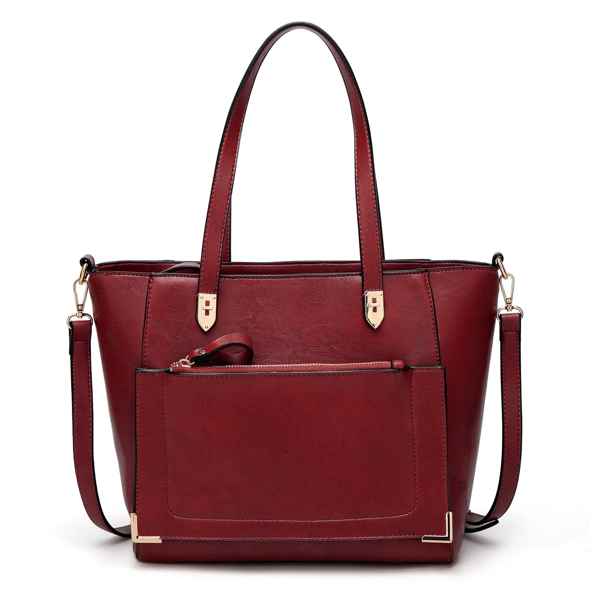 Mayoristas de moda nuevo diseño vendedor superior rojo moderno mujeres luxury2020 bolsos y carteras para las mujeres