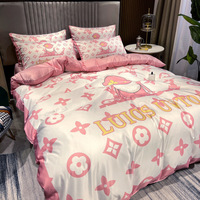 Drap de lit frais d'été personnalisé vente en gros ensemble de couvre-lit moelleux