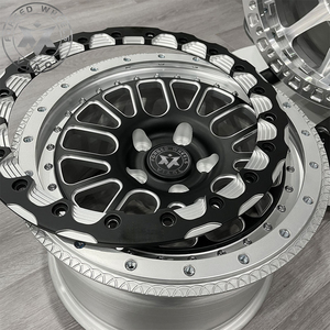 Jantes arrière à talon festonné Viaol Forged Drag Pack 15x10J 17x10J 18x10J avec système Beadlock, compatibles avec <span class=keywords><strong>BMW</strong></span> M3 M4 Supra Mustang Camaro - Product Image 3