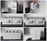 Boîtier de jonction électrique extérieur pour équipement électronique avec ventilateur de refroidissement à thermostat pour zones à haute température